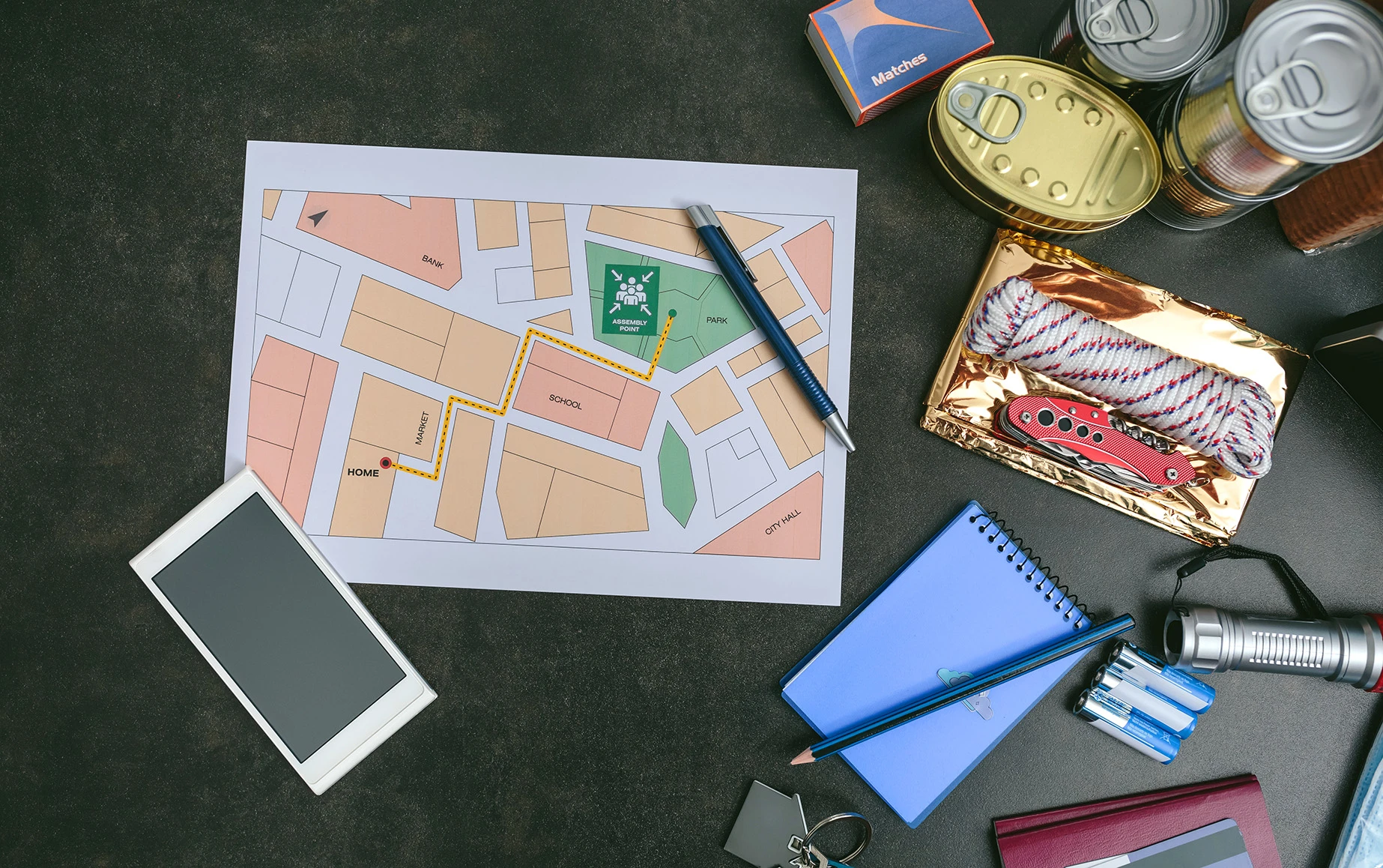 Emergency survival kit planning on table 2026 03 25 08 21 26 utc